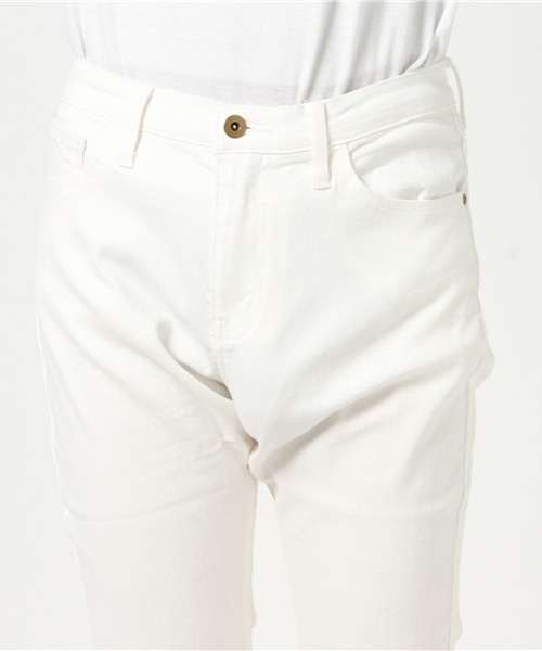 THE CASUAL（カジュアル）の「綿麻ストレッチ5Pデニムパンツ（デニムパンツ・メンズ・インディゴブルー/ブルー系その他/ホワイト/アッシュグレー/ブラック/ブルー・M/L/S/XL）」の7枚目の写真