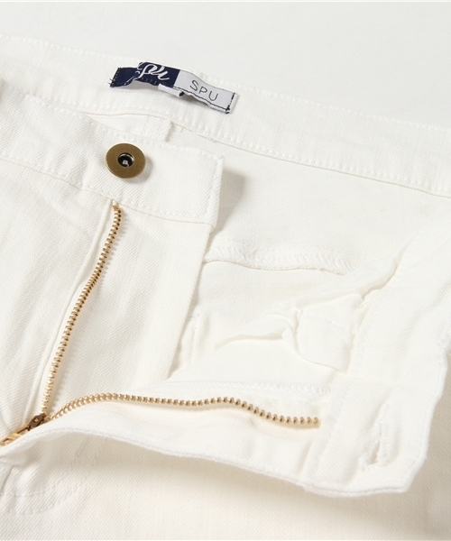 THE CASUAL（カジュアル）の「綿麻ストレッチ5Pデニムパンツ（デニムパンツ・メンズ・インディゴブルー/ブルー系その他/ホワイト/アッシュグレー/ブラック/ブルー・M/L/S/XL）」の11枚目の写真