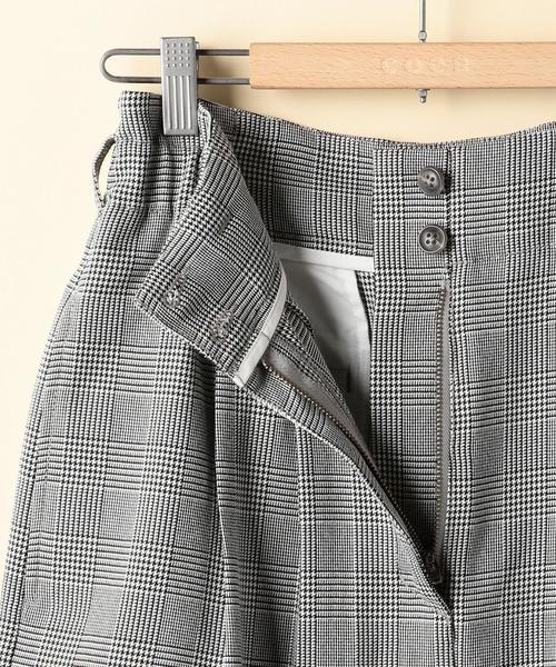 coen(コーエン)の「【『LEE』11月号掲載】グレンチェックミドルスカート(スカート・レディース・ブラウン/ブラック・MEDIUM/LARGE)」の11枚目の写真