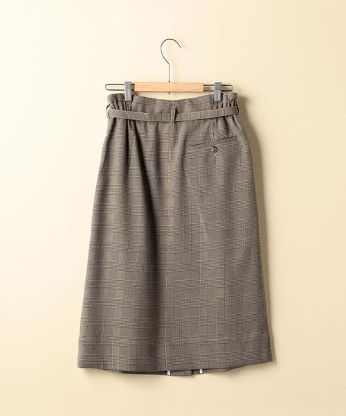 coen(コーエン)の「【『LEE』11月号掲載】グレンチェックミドルスカート(スカート・レディース・ブラウン/ブラック・MEDIUM/LARGE)」の9枚目の写真