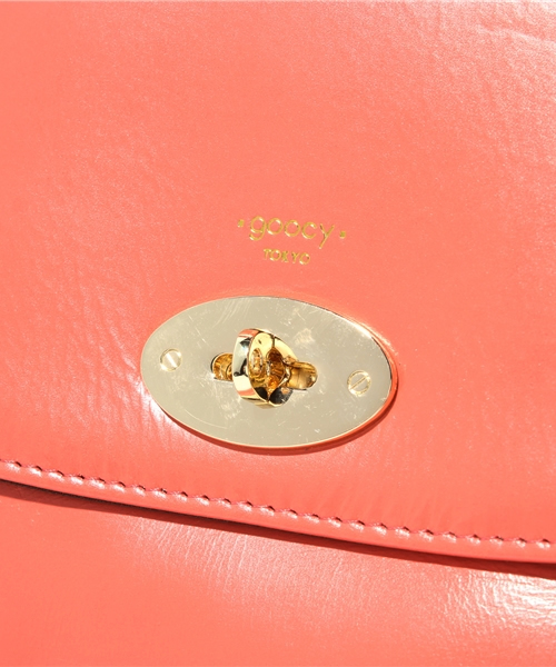 goocy（グースィー）の「レザークラッチBag（クラッチバッグ・レディース・ブラック/ホワイト/オレンジ/ピンク・FREE）」の12枚目の写真