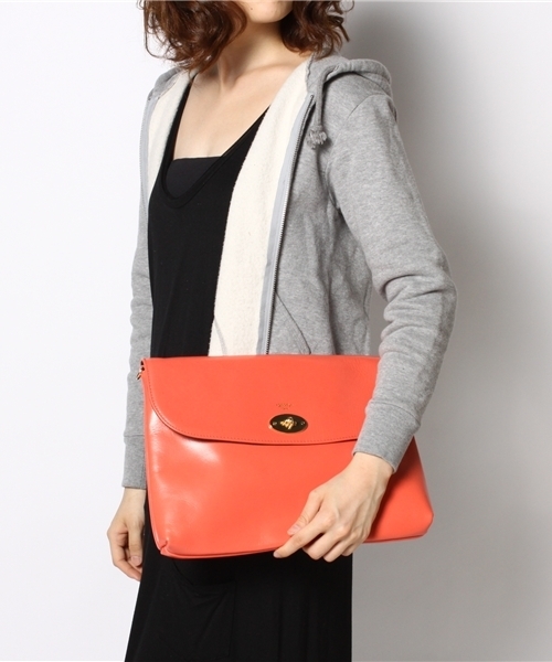 goocy（グースィー）の「レザークラッチBag（クラッチバッグ・レディース・ブラック/ホワイト/オレンジ/ピンク・FREE）」の11枚目の写真