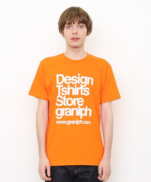 Graniph デザイン ティーシャツ ストア グラニフ の ベーシックtシャツ タテロゴ Tシャツ カットソー Wear