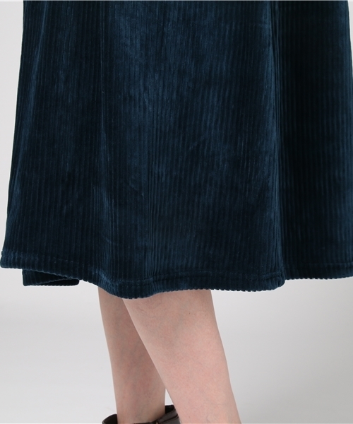 MERLOT（メルロー）の「Vネックジャンパースカートワンピ1059（ワンピース・レディース・アイボリー/ネイビー/ブラック/ピンク・FREE）」の11枚目の写真