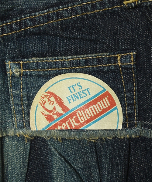 JOEY HYSTERIC（ジョーイヒステリック）の「RB加工COASTERS pt デニムレイヤードフレアSK（デニムスカート・キッズ・インディゴブルー・SMALL/MEDIUM）」の8枚目の写真