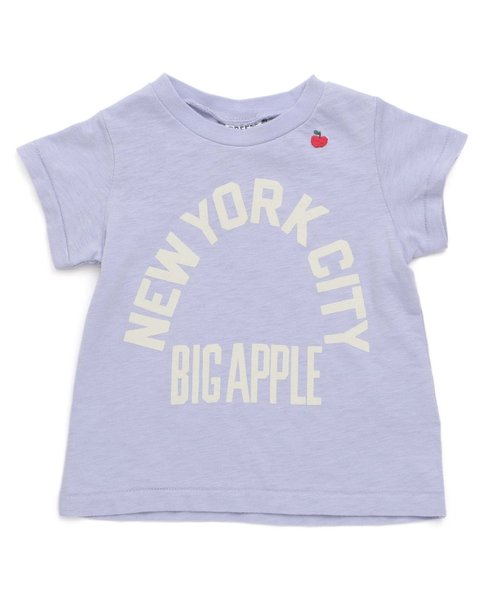 BREEZE(ブリーズ)の「リンゴ刺繍Tシャツ(Tシャツ/カットソー・キッズ・オフホワイト/ラベンダー・100/110/120/130/140/80/90)」の12枚目の写真