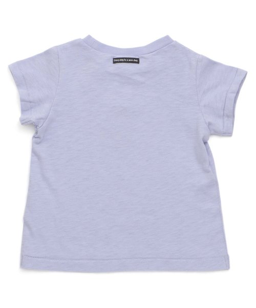 BREEZE(ブリーズ)の「リンゴ刺繍Tシャツ(Tシャツ/カットソー・キッズ・オフホワイト/ラベンダー・100/110/120/130/140/80/90)」の9枚目の写真