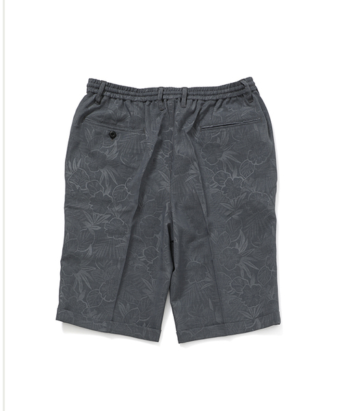 CUSTOM CULTURE（カスタムカルチャー）の「【CUSTOM CULTURE】　イージーショーツ　ハイビスカス・エンボス（その他パンツ・メンズ・ブラック/ネイビー/グレー/ベージュ・2/3/4）」の12枚目の写真