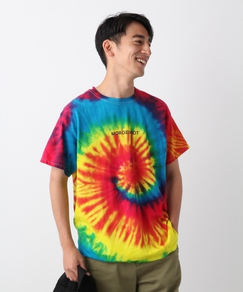 RAGEBLUE（レイジブルー）の「タイダイプリントTシャツ/810459（Tシャツ/カットソー・メンズ・ブラック/ネイビー/その他・LARGE/MEDIUM）」の3枚目の写真