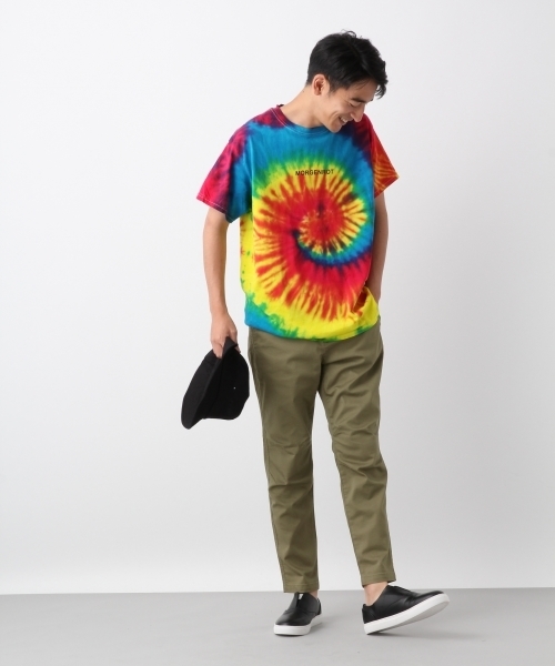 RAGEBLUE（レイジブルー）の「タイダイプリントTシャツ/810459（Tシャツ/カットソー・メンズ・ブラック/ネイビー/その他・LARGE/MEDIUM）」の4枚目の写真