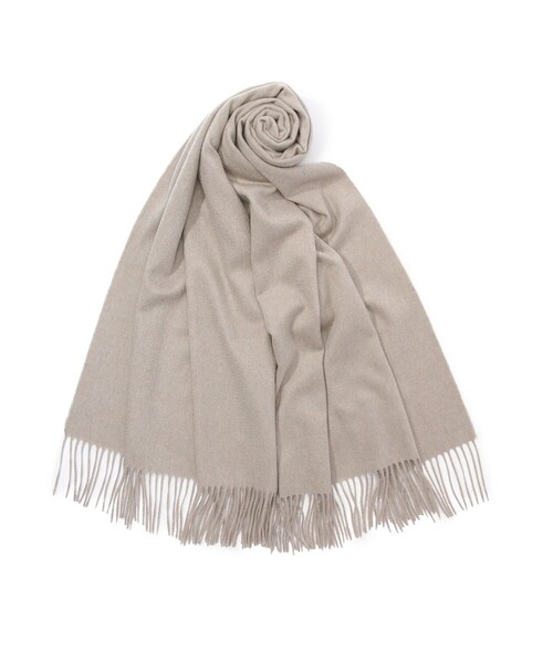 TOMORROWLAND （トゥモローランド）の「GALERIE VIE カシミヤストール（ストール/ショール・レディース・ベージュ/ピンク/ライトグレー/ライトブルー/ブラック/グレー/ブルー/ライトイエロー/キャメル・FREE）」の4枚目の写真