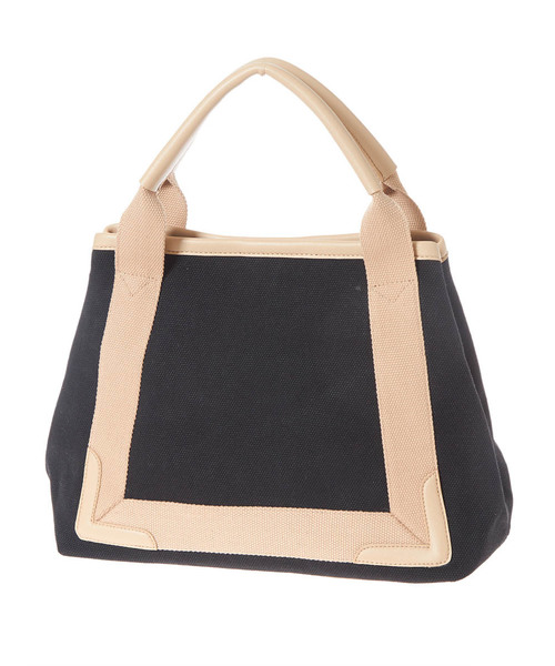 Edit Sheen(エディットシーン)の「A4キャンバストート(トートバッグ・レディース・ホワイト×ブラック/ブラック×ブラック/ホワイト系その他/ブラック系その他・FREE)」の5枚目の写真