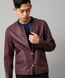 MONKEY TIME | MT∴ シープレザー レーシング ブルゾン（LB）◆§(ライダースジャケット)