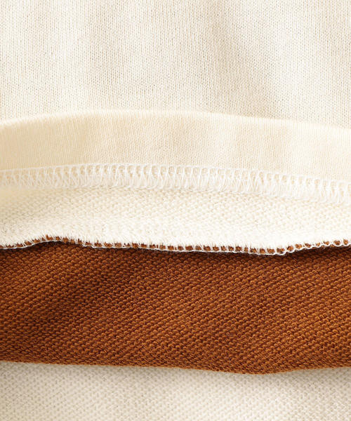 green label relaxing(グリーンレーベルリラクシング)の「キリカエボーダープルオーバー(Tシャツ/カットソー・キッズ・ブラック/ブラウン・135/105/115/125/95)」の7枚目の写真