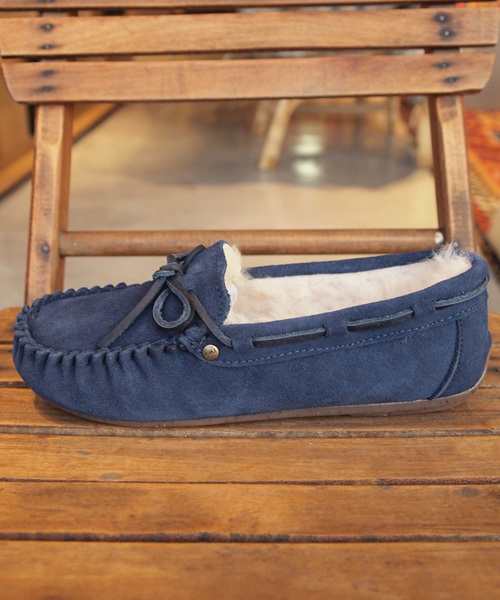 BEAUTY&YOUTH UNITED ARROWS(ビューティーアンドユースユナイテッドアローズ)の「BYBC ∵emu Amityモカシン ◆(モカシン/デッキシューズ・レディース・ライトグレー/ベージュ/ネイビー・5/6/7/8)」の4枚目の写真