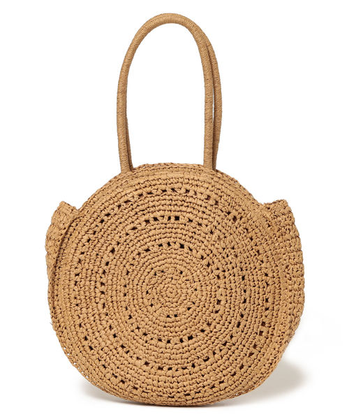 B:MING by BEAMS（ビーミングバイビームス）の「B:MING by BEAMS / サークル カゴバッグ 19SS（かごバッグ・レディース・ベージュ/グレー・ONE SIZE）」の8枚目の写真