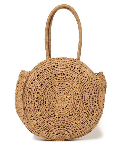 B:MING by BEAMS（ビーミングバイビームス）の「B:MING by BEAMS / サークル カゴバッグ 19SS（かごバッグ・レディース・ベージュ/グレー・ONE SIZE）」の10枚目の写真