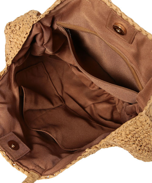 B:MING by BEAMS（ビーミングバイビームス）の「B:MING by BEAMS / サークル カゴバッグ 19SS（かごバッグ・レディース・ベージュ/グレー・ONE SIZE）」の12枚目の写真