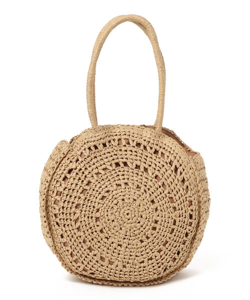 B:MING by BEAMS（ビーミングバイビームス）の「B:MING by BEAMS / サークル カゴバッグ 19SS（かごバッグ・レディース・ベージュ/グレー・ONE SIZE）」の20枚目の写真