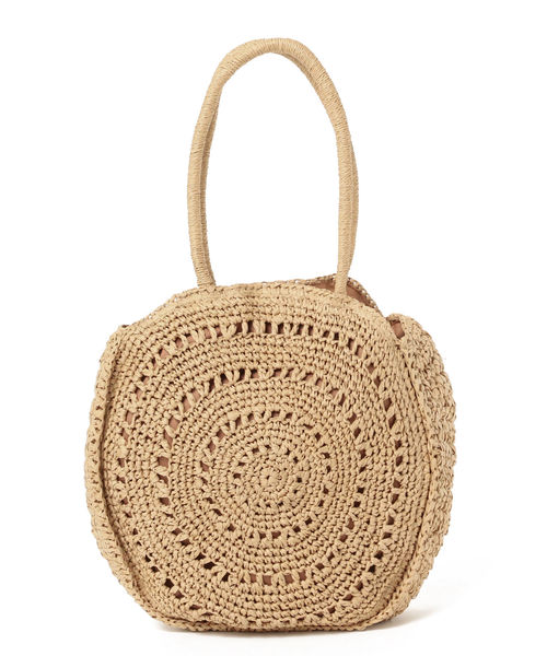 B:MING by BEAMS（ビーミングバイビームス）の「B:MING by BEAMS / サークル カゴバッグ 19SS（かごバッグ・レディース・ベージュ/グレー・ONE SIZE）」の22枚目の写真