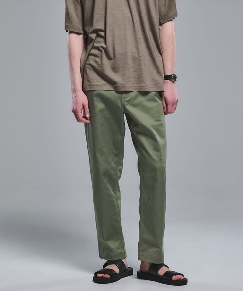 green label relaxing（グリーンレーベルリラクシング）の「【別注/WEB限定】＜3/2 WORKS＞GLR チノパンツ -ストレッチ-（チノパンツ・メンズ・ブラック/ベージュ/ネイビー/グレー/オリーブ/ケリーグリーン/オフホワイト・S/M/L/XL/XS）」の19枚目の写真