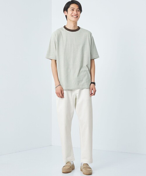 green label relaxing（グリーンレーベルリラクシング）の「【別注/WEB限定】＜3/2 WORKS＞GLR チノパンツ -ストレッチ-（チノパンツ・メンズ・ブラック/ベージュ/ネイビー/グレー/オリーブ/ケリーグリーン/オフホワイト・S/M/L/XL/XS）」の17枚目の写真