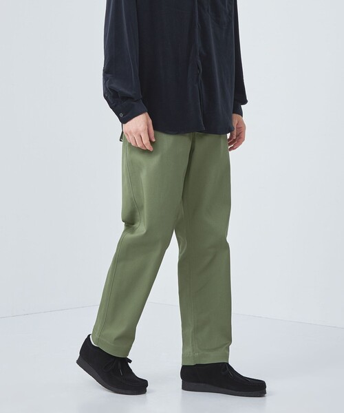 green label relaxing（グリーンレーベルリラクシング）の「【別注/WEB限定】＜3/2 WORKS＞GLR チノパンツ -ストレッチ-（チノパンツ・メンズ・ブラック/ベージュ/ネイビー/グレー/オリーブ/ケリーグリーン/オフホワイト・S/M/L/XL/XS）」の9枚目の写真