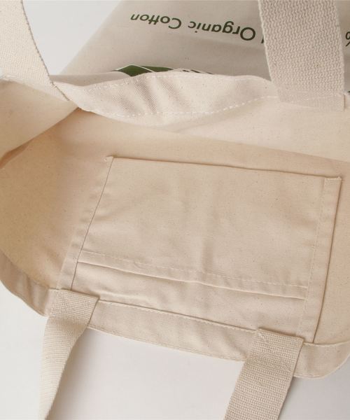 THE NORTH FACE(ザノースフェイス)の「オーガニックコットントート TNF Organic Cotton Tote NM81908(トートバッグ・メンズ・ブラック/グリーン/ホワイト/レッド/ブルー・FREE)」の8枚目の写真