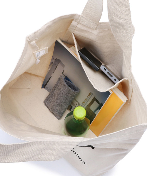 THE NORTH FACE(ザノースフェイス)の「オーガニックコットントート TNF Organic Cotton Tote NM81908(トートバッグ・メンズ・ブラック/グリーン/ホワイト/レッド/ブルー・FREE)」の10枚目の写真