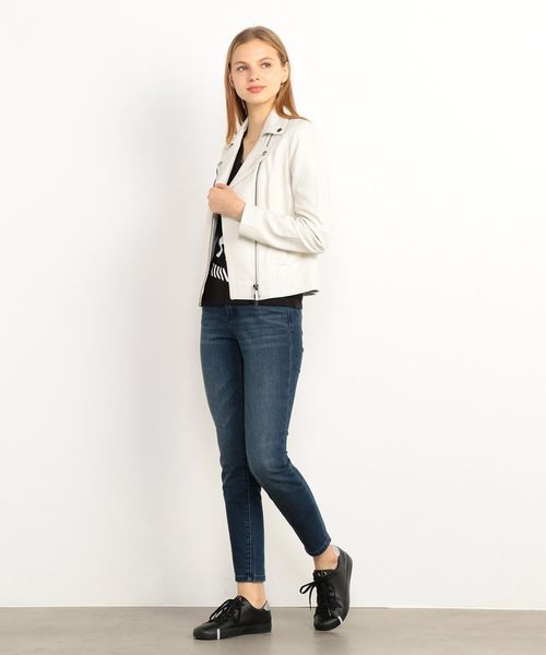 セール】【A|Xアルマーニ エクスチェンジ】ラムレザー ライダース