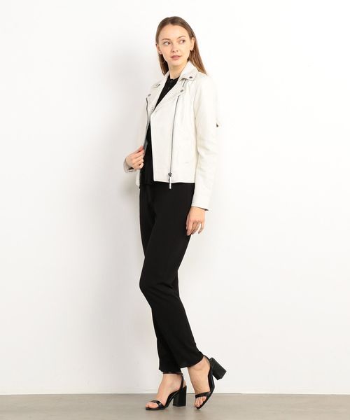 セール】【A|Xアルマーニ エクスチェンジ】ラムレザー ライダース