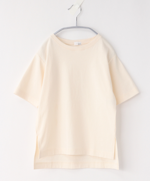 LOWRYS FARM（ローリーズファーム）の「ＵＳＡチュニックＴ　830611（Tシャツ/カットソー・キッズ・ブラック/ブラウン/オフホワイト/カーキ/チャコールグレー・110cm/100cm/120cm/100/110/120）」の7枚目の写真