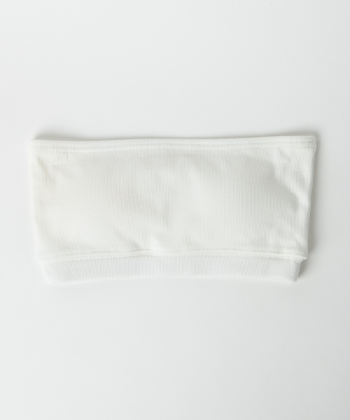 WEGO（ウィゴー）の「WEGO/リブブラトップ（チューブトップ・レディース・ブラック/ホワイト/ピンク/ベージュ・MEDIUM/LARGE/SMALL）」の14枚目の写真