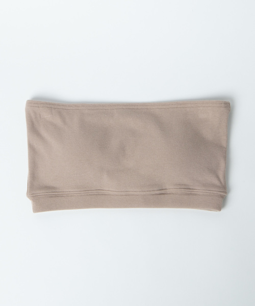 WEGO（ウィゴー）の「WEGO/リブブラトップ（チューブトップ・レディース・ブラック/ホワイト/ピンク/ベージュ・MEDIUM/LARGE/SMALL）」の12枚目の写真