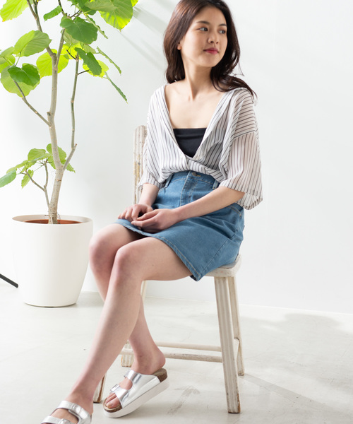 WEGO（ウィゴー）の「WEGO/リブブラトップ（チューブトップ・レディース・ブラック/ホワイト/ピンク/ベージュ・MEDIUM/LARGE/SMALL）」の22枚目の写真