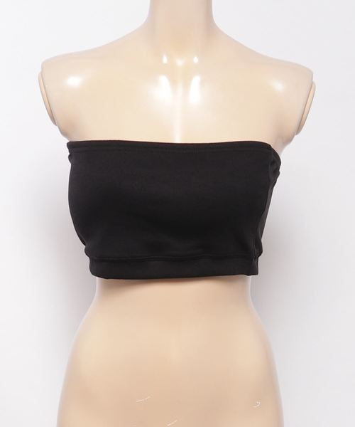WEGO（ウィゴー）の「WEGO/リブブラトップ（チューブトップ・レディース・ブラック/ホワイト/ピンク/ベージュ・MEDIUM/LARGE/SMALL）」の7枚目の写真
