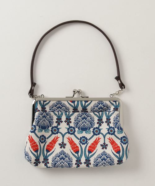 セール ポーチ カヤ カヤ カヤ のポーチ トルコタイル柄手付きがま口 ポーチ カヤ カヤ のファッション カヤ 無料発送セール の