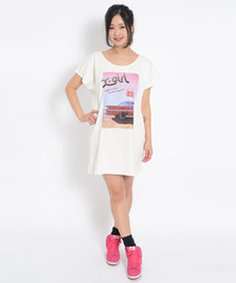 X-girl | STOP BY S/S TEE DRESS(ワンピース)