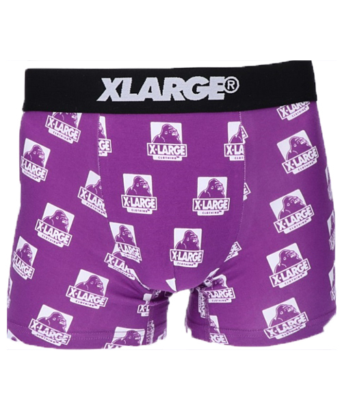 XLARGE(エクストララージ)の「XLARGE エクストララージ ロゴプリント ボクサーパンツ(ボクサーパンツ・メンズ・P/F/T/N/I/H/M/Q/K/O/G/R/S/C/L/A/D/E/J/B・L/XL/M)」の1枚目の写真