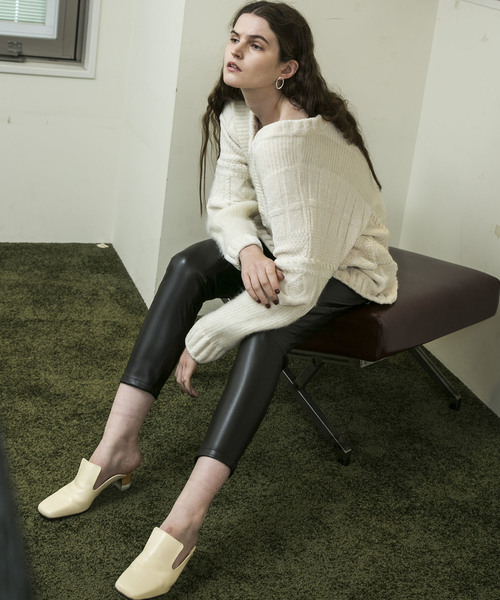 MAISON SPECIAL（メゾンスペシャル）の「モヘアモールケーブルビッグニット【MAISON SPECIAL/メゾンスペシャル】（ニット/セーター・レディース・マルチ/オフホワイト・FREE）」の11枚目の写真