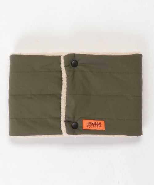 UNIVERSAL OVERALL(ユニバーサルオーバーオール)の「【UNIVERSALOVERALL/ユニバーサルオーバーオール】リップボアネックウォーマー モコモコ(ネックウォーマー/スヌード・メンズ・ブラック/ベージュ/カーキ・FREE)」の3枚目の写真