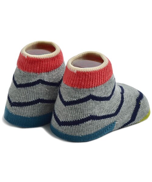 BREEZE（ブリーズ）の「■ユニベビーソックス（ベビーシューズ/ベビーソックス・キッズ・アイボリー/サックスブルー/グレー・9/12）」の4枚目の写真