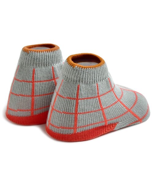 BREEZE（ブリーズ）の「■ユニベビーソックス（ベビーシューズ/ベビーソックス・キッズ・アイボリー/サックスブルー/グレー・9/12）」の6枚目の写真