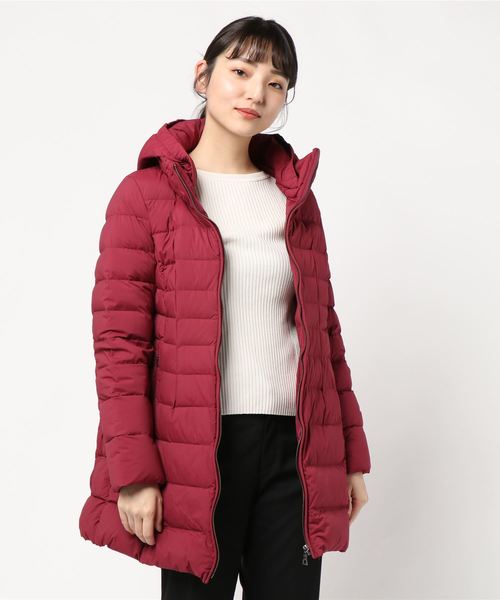 miniyu(ミニュウ)の「ストレッチダウンコート(ag)(その他アウター・レディース・レッド/ライトグレー・M/L)」の6枚目の写真