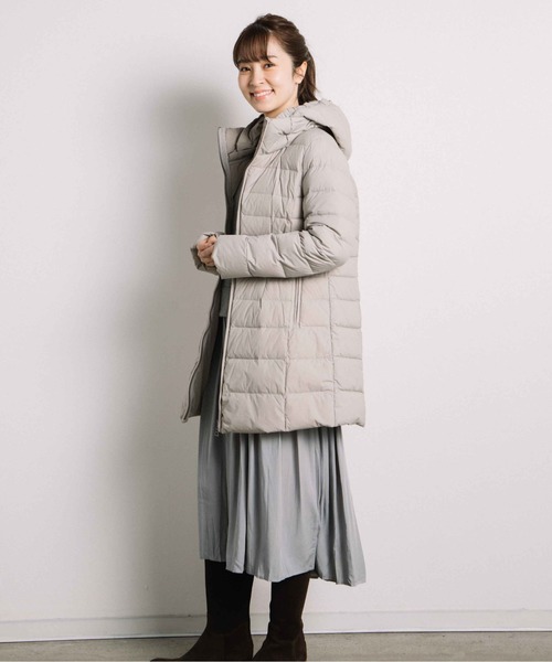 miniyu(ミニュウ)の「ストレッチダウンコート(ag)(その他アウター・レディース・レッド/ライトグレー・M/L)」の8枚目の写真