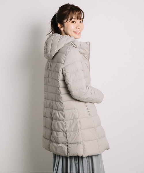 miniyu(ミニュウ)の「ストレッチダウンコート(ag)(その他アウター・レディース・レッド/ライトグレー・M/L)」の11枚目の写真