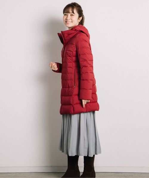 miniyu(ミニュウ)の「ストレッチダウンコート(ag)(その他アウター・レディース・レッド/ライトグレー・M/L)」の14枚目の写真