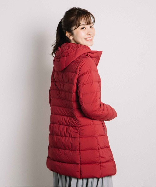 miniyu(ミニュウ)の「ストレッチダウンコート(ag)(その他アウター・レディース・レッド/ライトグレー・M/L)」の16枚目の写真