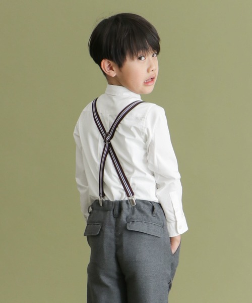 URBAN RESEARCH DOORS（アーバンリサーチドアーズ）の「レギュラーカラーシャツ(KIDS)（Tシャツ/カットソー・キッズ・オフホワイト・135/105/120）」の3枚目の写真