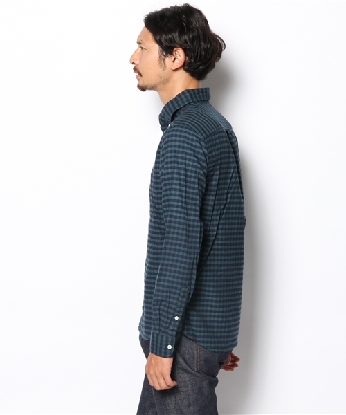 CIAOPANIC（チャオパニック）の「【Ciaopanic】ギンガムビエラチェックシャツLS（シャツ/ブラウス・メンズ・グリーン/ネイビー/レッド/ブラック/グレー・SMALL/LARGE/MEDIUM）」の18枚目の写真